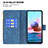 Coque Portefeuille Papillon Livre Cuir Etui Clapet B02F pour Xiaomi Poco M5S Petit