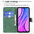 Coque Portefeuille Papillon Livre Cuir Etui Clapet B02F pour Xiaomi Redmi 9 Petit