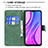 Coque Portefeuille Papillon Livre Cuir Etui Clapet B02F pour Xiaomi Redmi 9 Prime India Petit
