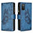 Coque Portefeuille Papillon Livre Cuir Etui Clapet B03F pour Samsung Galaxy A02s Petit