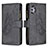 Coque Portefeuille Papillon Livre Cuir Etui Clapet B03F pour Samsung Galaxy A32 4G Noir