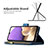 Coque Portefeuille Papillon Livre Cuir Etui Clapet B03F pour Samsung Galaxy A32 5G Petit