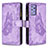 Coque Portefeuille Papillon Livre Cuir Etui Clapet B03F pour Samsung Galaxy A72 4G Petit
