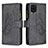 Coque Portefeuille Papillon Livre Cuir Etui Clapet B03F pour Samsung Galaxy F12 Noir