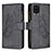 Coque Portefeuille Papillon Livre Cuir Etui Clapet B03F pour Samsung Galaxy M12 Noir