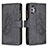 Coque Portefeuille Papillon Livre Cuir Etui Clapet B03F pour Samsung Galaxy M32 5G Noir