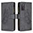 Coque Portefeuille Papillon Livre Cuir Etui Clapet B03F pour Samsung Galaxy S20 Lite 5G Noir