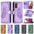 Coque Portefeuille Papillon Livre Cuir Etui Clapet B03F pour Samsung Galaxy S20 Lite 5G Petit