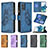 Coque Portefeuille Papillon Livre Cuir Etui Clapet B03F pour Samsung Galaxy S20 Plus Petit