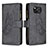 Coque Portefeuille Papillon Livre Cuir Etui Clapet B03F pour Xiaomi Poco X3 NFC Noir