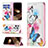 Coque Portefeuille Papillon Livre Cuir Etui Clapet L01 pour Apple iPhone 14 Pro Max Rose Petit