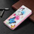 Coque Portefeuille Papillon Livre Cuir Etui Clapet L01 pour Apple iPhone 14 Pro Max Rose Petit