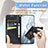 Coque Portefeuille Papillon Livre Cuir Etui Clapet L01 pour Xiaomi Mi 11 Lite 5G Petit