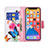 Coque Portefeuille Papillon Livre Cuir Etui Clapet L03 pour Apple iPhone 13 Pro Max Rose Petit