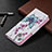 Coque Portefeuille Papillon Livre Cuir Etui Clapet L07 pour Apple iPhone 13 Mini Blanc Petit