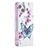 Coque Portefeuille Papillon Livre Cuir Etui Clapet L07 pour Apple iPhone 14 Blanc Petit