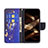 Coque Portefeuille Papillon Livre Cuir Etui Clapet L07 pour Apple iPhone 14 Pro Max Bleu Royal Petit