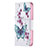 Coque Portefeuille Papillon Livre Cuir Etui Clapet L07 pour Apple iPhone 16 Pro Max Rose Petit