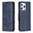 Coque Portefeuille Papillon Livre Cuir Etui Clapet L09 pour Apple iPhone 14 Pro Bleu