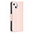 Coque Portefeuille Papillon Livre Cuir Etui Clapet L09 pour Apple iPhone 15 Plus Rose Petit