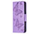 Coque Portefeuille Papillon Livre Cuir Etui Clapet L09 pour Apple iPhone 15 Plus Violet Petit