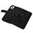 Coque Portefeuille Papillon Livre Cuir Etui Clapet L10 pour Apple iPhone 15 Noir Petit