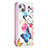 Coque Portefeuille Papillon Livre Cuir Etui Clapet pour Apple iPhone 14 Plus Rose Petit