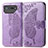 Coque Portefeuille Papillon Livre Cuir Etui Clapet pour Asus ROG Phone 7 Pro Violet Clair