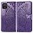 Coque Portefeuille Papillon Livre Cuir Etui Clapet pour Google Pixel 4 Violet