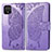 Coque Portefeuille Papillon Livre Cuir Etui Clapet pour Google Pixel 4 XL Violet Clair