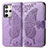 Coque Portefeuille Papillon Livre Cuir Etui Clapet pour HTC U23 5G Violet Clair