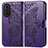 Coque Portefeuille Papillon Livre Cuir Etui Clapet pour Huawei Nova 10 Pro Violet