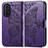 Coque Portefeuille Papillon Livre Cuir Etui Clapet pour Huawei Nova 10 Violet