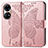 Coque Portefeuille Papillon Livre Cuir Etui Clapet pour Huawei P50 Petit