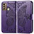 Coque Portefeuille Papillon Livre Cuir Etui Clapet pour Motorola Moto G40 Fusion Petit