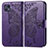 Coque Portefeuille Papillon Livre Cuir Etui Clapet pour Motorola Moto G50 5G Violet