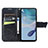 Coque Portefeuille Papillon Livre Cuir Etui Clapet pour Motorola Moto G53j 5G Petit