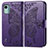 Coque Portefeuille Papillon Livre Cuir Etui Clapet pour Nokia C12 Plus Violet