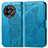 Coque Portefeuille Papillon Livre Cuir Etui Clapet pour OnePlus Ace 2 Pro 5G Bleu