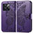 Coque Portefeuille Papillon Livre Cuir Etui Clapet pour OnePlus Ace Pro 5G Violet