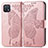 Coque Portefeuille Papillon Livre Cuir Etui Clapet pour Oppo A16e Rose