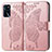 Coque Portefeuille Papillon Livre Cuir Etui Clapet pour Oppo A16s Rose