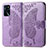 Coque Portefeuille Papillon Livre Cuir Etui Clapet pour Oppo A16s Violet Clair