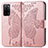 Coque Portefeuille Papillon Livre Cuir Etui Clapet pour Oppo A53s 5G Rose