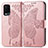 Coque Portefeuille Papillon Livre Cuir Etui Clapet pour Oppo A54 4G Rose