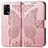 Coque Portefeuille Papillon Livre Cuir Etui Clapet pour Oppo A74 4G Rose