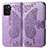 Coque Portefeuille Papillon Livre Cuir Etui Clapet pour Oppo A94 4G Violet Clair