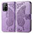 Coque Portefeuille Papillon Livre Cuir Etui Clapet pour Oppo A94 5G Violet Clair