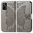 Coque Portefeuille Papillon Livre Cuir Etui Clapet pour Realme GT 5G Gris