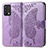 Coque Portefeuille Papillon Livre Cuir Etui Clapet pour Realme GT Master 5G Violet Clair